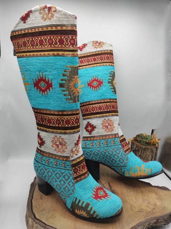 Platform top boots festival