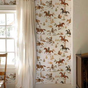 Rustic Western wallpaper for home decor