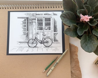 Bicycle Fine Art Print, Molly Renee Art