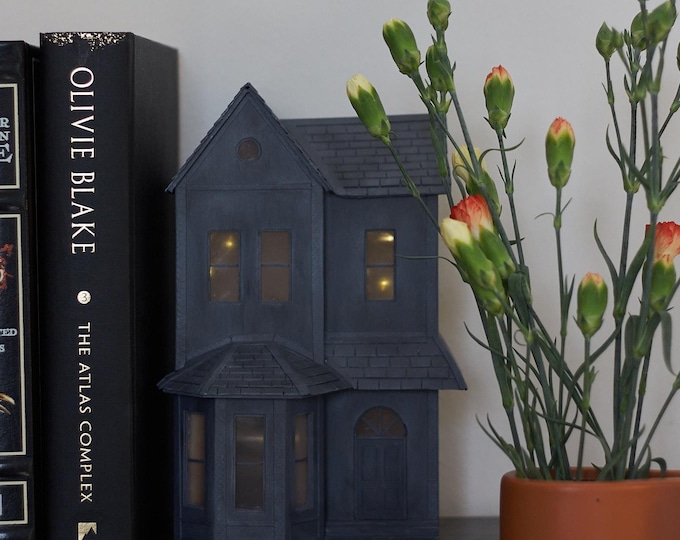 Featured listing image: Charming Miniature Handcrafted House Model