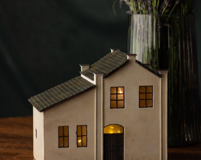 Featured listing image: Miniature Handcrafted Botanical Garden House Model