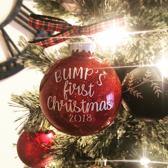 bumps first christmas ornament
