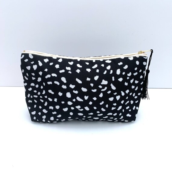 Dalmatian Print Spot Polka Dot Toiletries Make Up Bag | Etsy