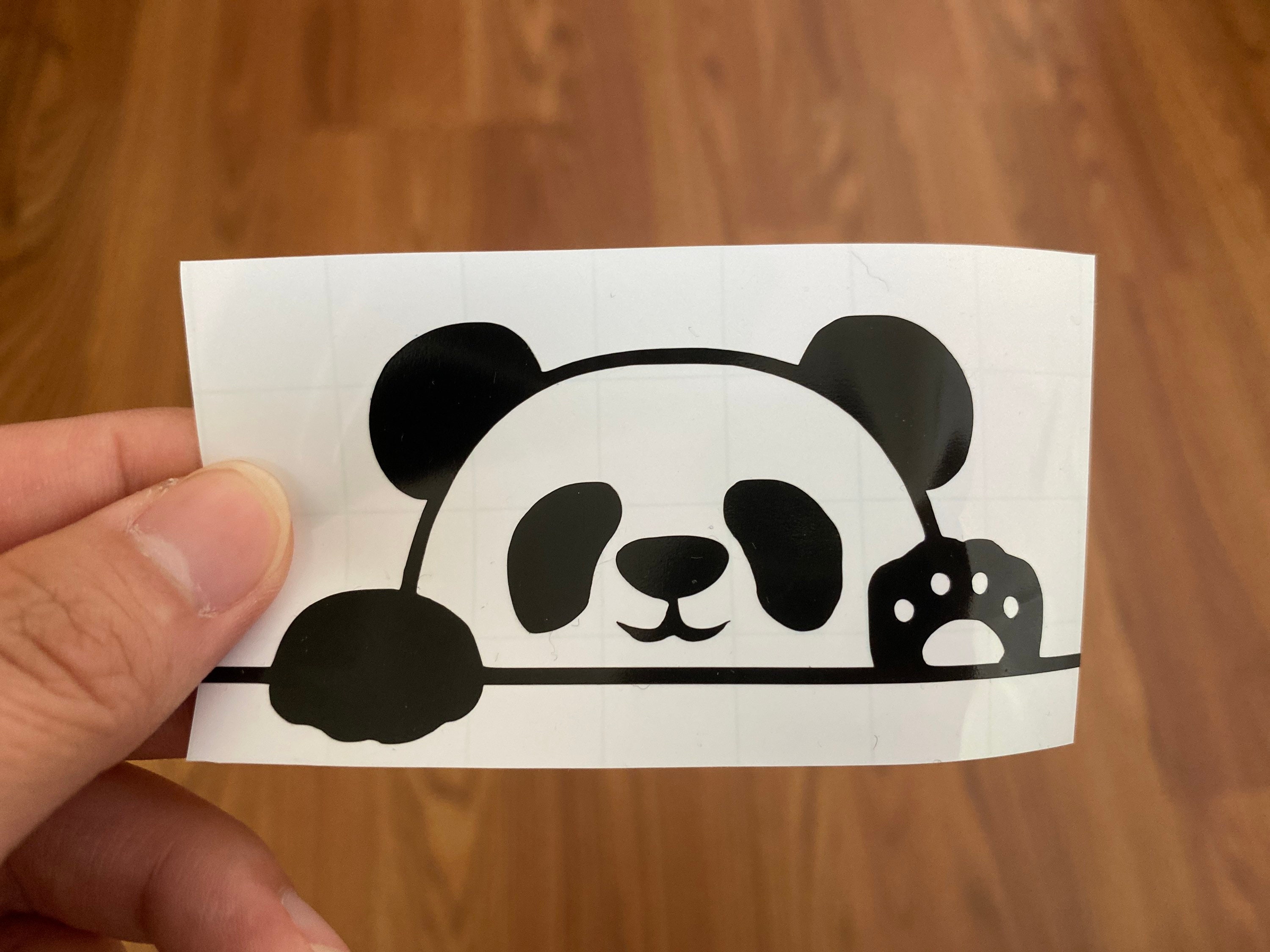 Panda Decal Etsy
