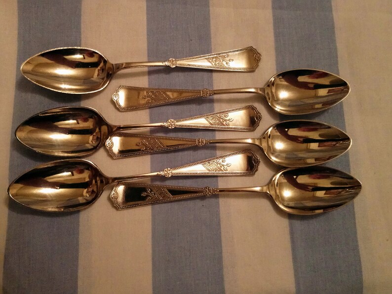 Brazilian Silver Teaspoons Brazilian silver D & A regd no Etsy