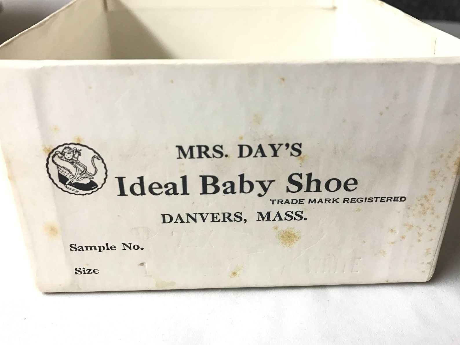 vintage baby ballet slippers, size 1, in original box, knee socks included, baby satin ballet shoes, vintage newborn shoes, mrs.