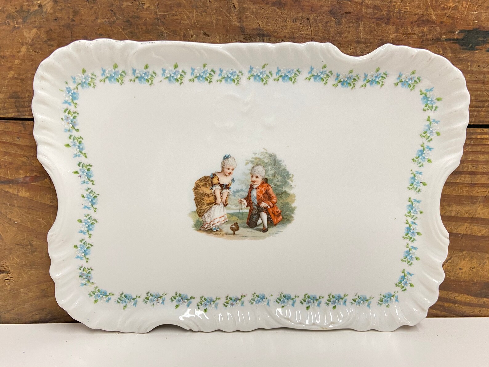 Antique Porcelain Tray Victorian Vanity Tray Porcelain Tray Etsy