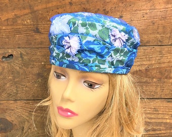 MAGNIN & CO Vintage Pillbox Floral Netted Hat - Etsy display picture 2