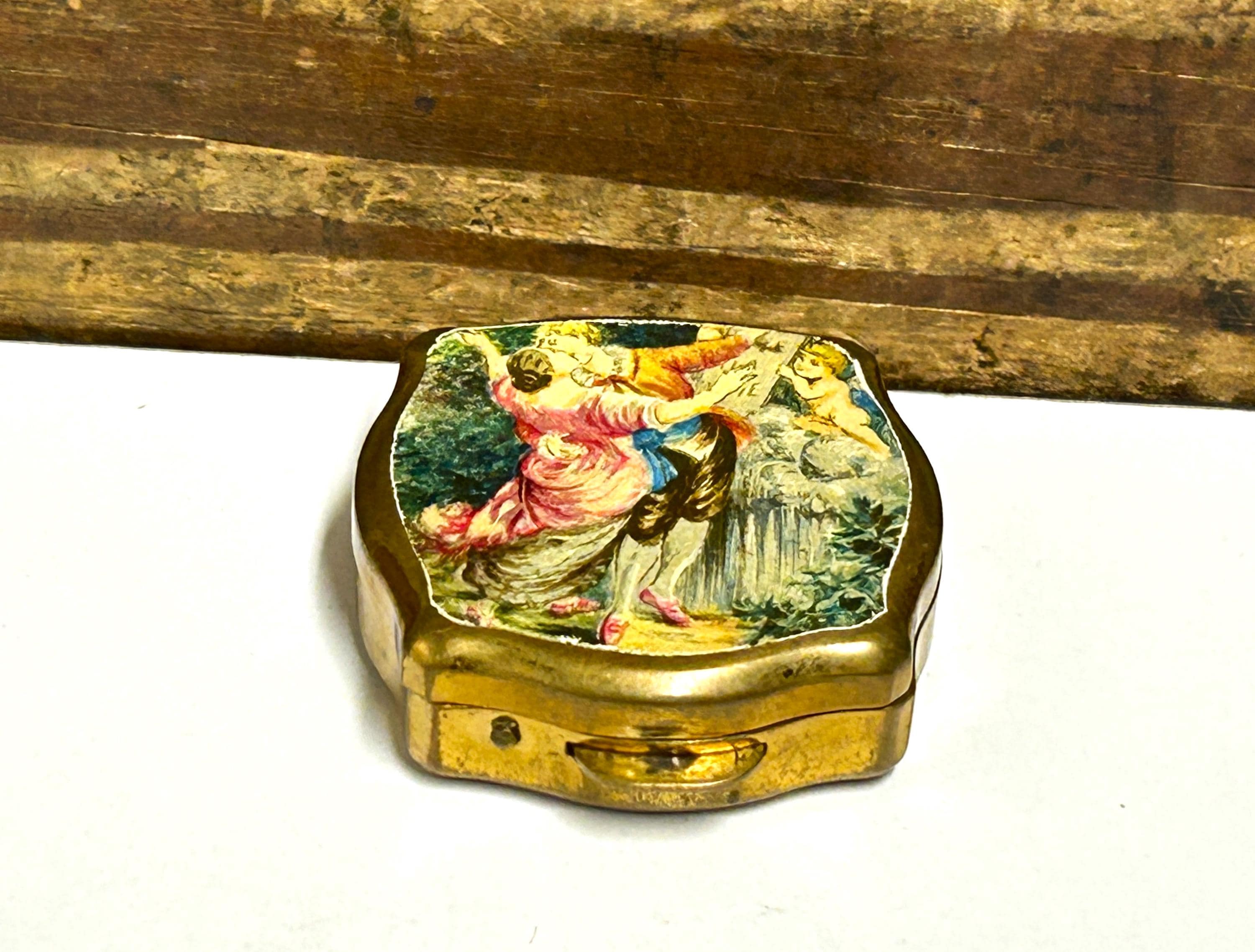 Stratton Vintage Compact in Box - Etsy