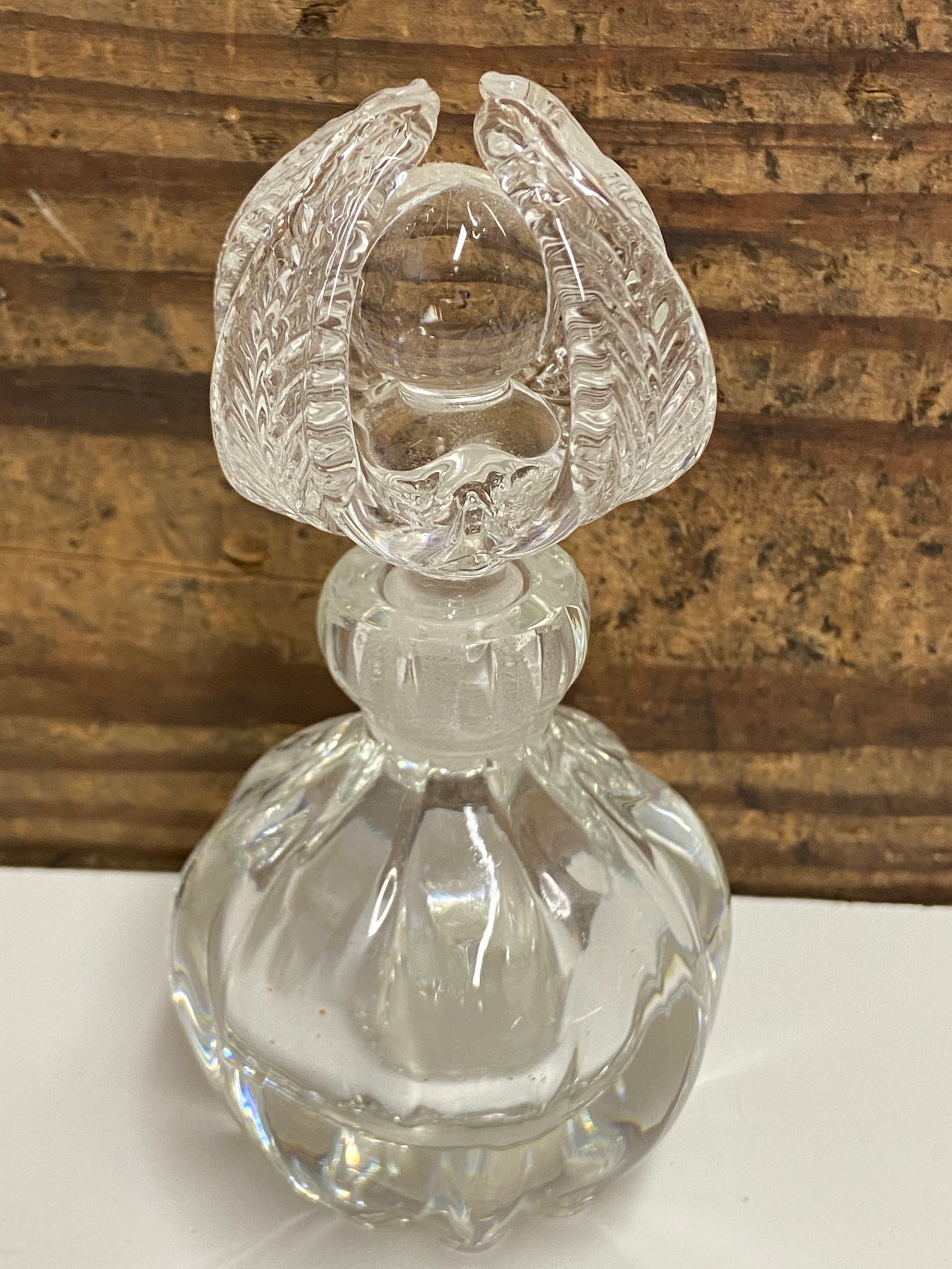 Vintage Cut Crystal Perfume Bottle With Stopper Cut Crystal | Etsy