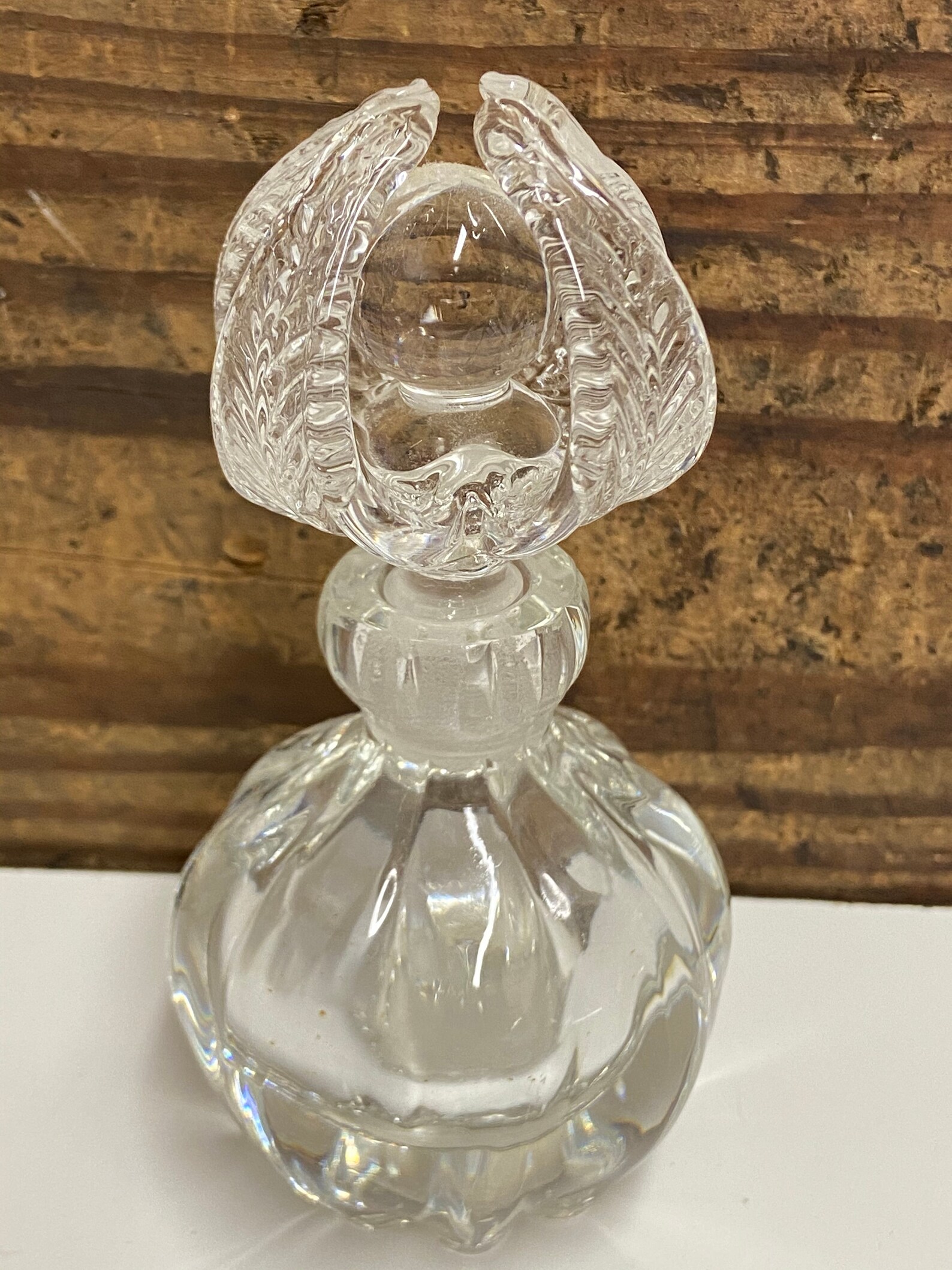 Vintage Cut Crystal Perfume Bottle With Stopper Cut Crystal | Etsy