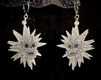 DISCO SKULL EARRINGS