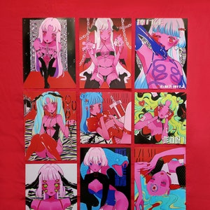 The Red Eyed Girls (Pack of 3) 6x8" Prints