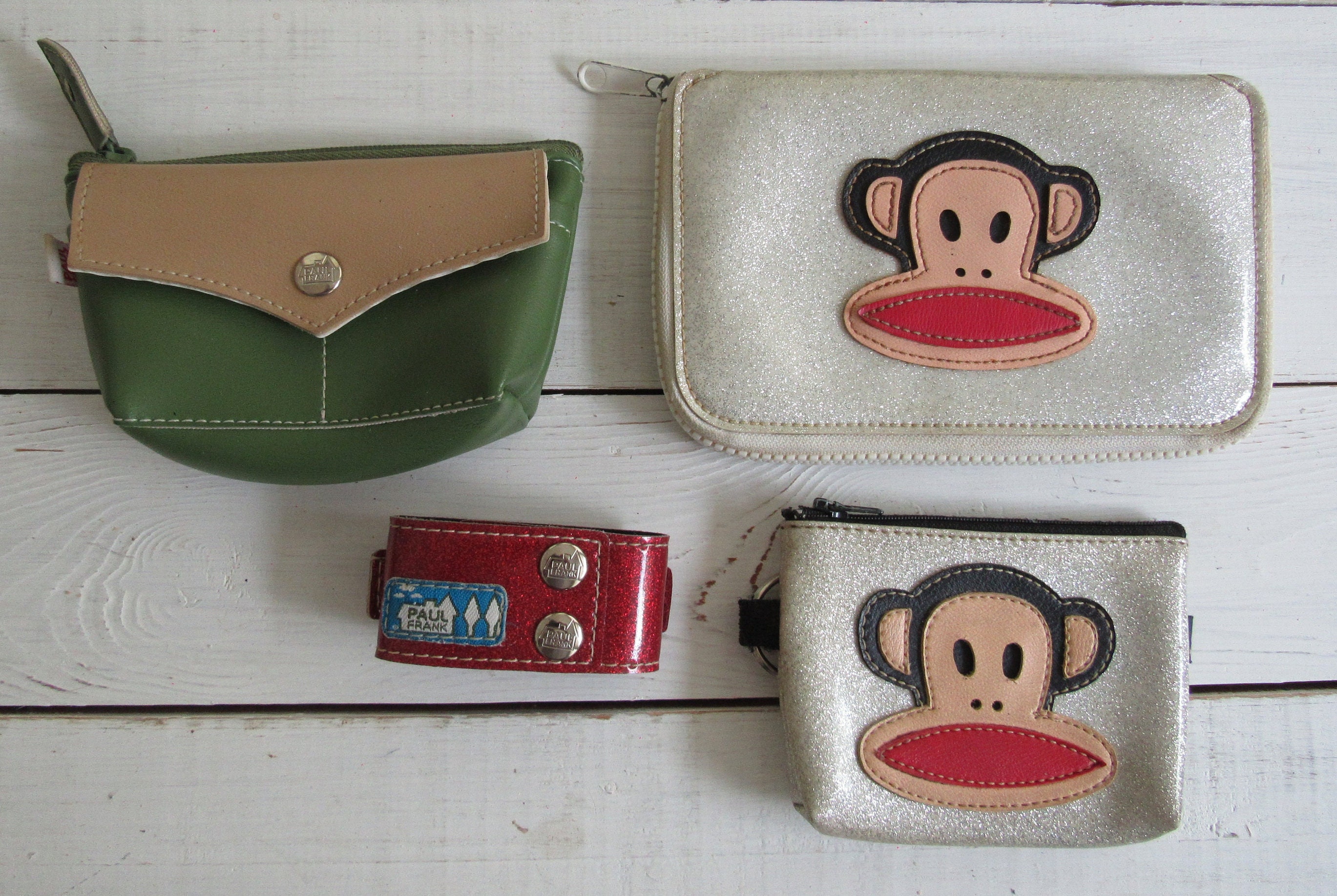 Vintage Limited Edition Paul Frank Julius Zip Wallet Coin