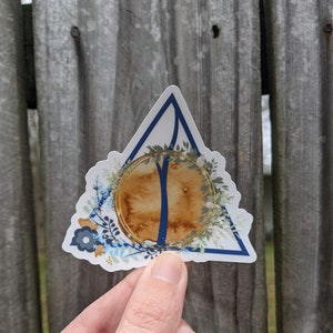 Floral Hallows Sticker | Always Sticker | Water Bottle Sticker | Wizard Sticker | Nature Inspired Sticker | Floral Watercolor Sticker
