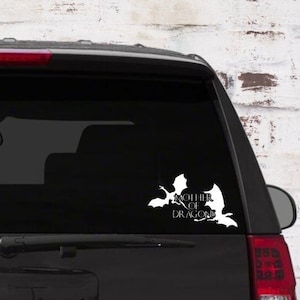 Mother of Dragons Decal | GoT Decal | Dragon Decal | Nerdy Decal | Laptop Decal | Dragon Sticker | Mom Decal | Car Decal | Fantasy Decal