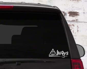 Wizard Always Vinyl Decal | Wand Car Decal