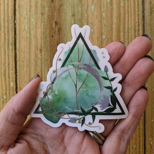 Nature Hallows Sticker | Always Sticker | Water Bottle Sticker | Wizard Sticker | Nature Inspired Sticker | Fandom Sticker | Nerdy Sticker