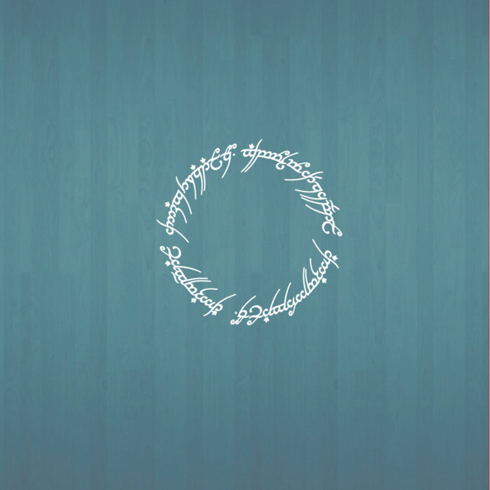 Lord of the Rings Decal the One Ring Decal for Car Window Etsy