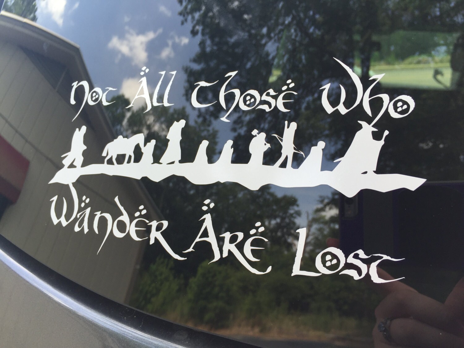 Lord of the Rings Decal Etsy