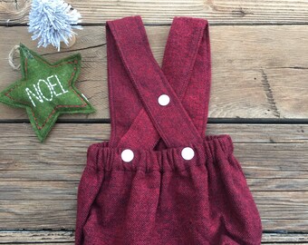 baby boy bloomers with suspenders