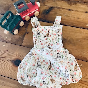 Baby Girl Easter Romper, Toddler Easter Romper, Easter Bunny Romper Infant, First Easter Outfit Baby Romper