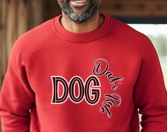 Dog Dad's Rule Sweatshirt, retro dog dad sweatshirt, dog dad life fashion, Dog dada birthday, dog lover sweatshirt gift, dog dad fall shirt