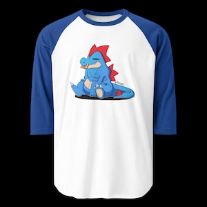 Toast - Feraligatr 3/4 sleeve raglan shirt