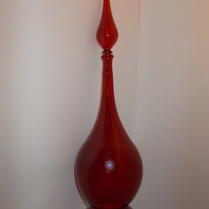 SPHERE Rode GLAZEN VAAS moderne karaffen home deco