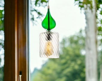 Geblazen glazen hanglamp - Aangepaste hanglampen - Handgemaakte plafondlamp - Bubble hanglamp - Keukeneilandlicht - Hangende verlichting