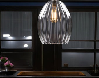 Blown glass pendant - Modern pendants lights - kitchen island light - ceiling decor - ceiling light - glass  pendant light - light fixture