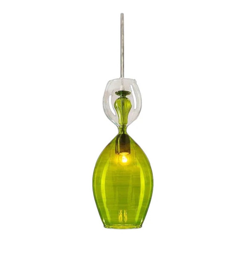 Blown Glass Pendant Light, Modern Glass Light Pendant ,blown Glass