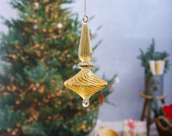 Christmas  Ornaments- Adorable Hanging ornament- Decorative tree topper- Christmas Tree Decorations  Gold 2024