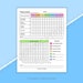 Bipolar Disorder Printable Mood Tracker - Symptom Record, Mania ...