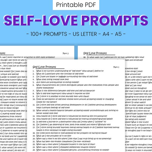 Trauma Processing Journal Writing Prompts 100 Printable Etsy