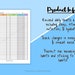Monthly Health Tracker Printable Chart Daily Wellness Habits, Recovery ...