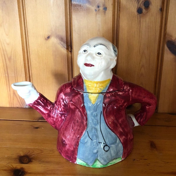 Lingard Mr Pickwick proposes a toast vintage novelty teapot 1930s excellent condition ships worldwide