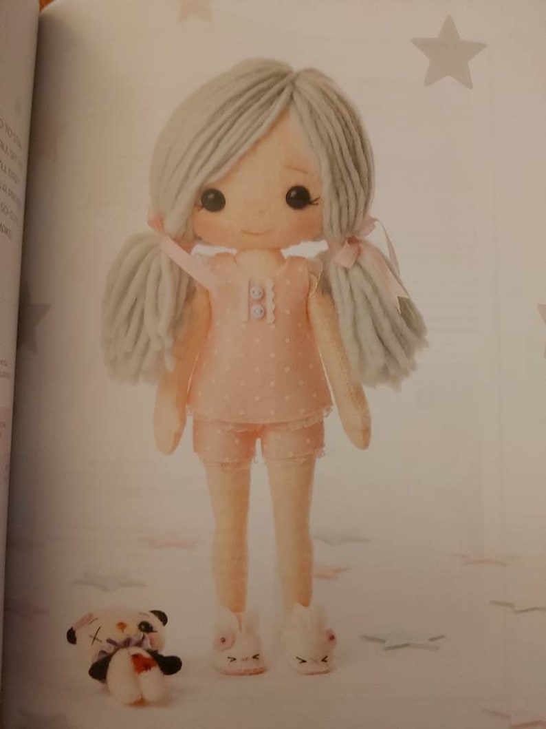 My Felt Doll book by Shelly Down Gingermelon sewing craft book Etsy