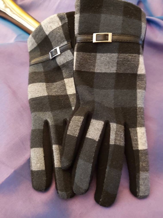 Vintage zwart lederen korte handschoenen met gouden knopen Accessoires Handschoenen & wanten Rijhandschoenen ES-SB-1 