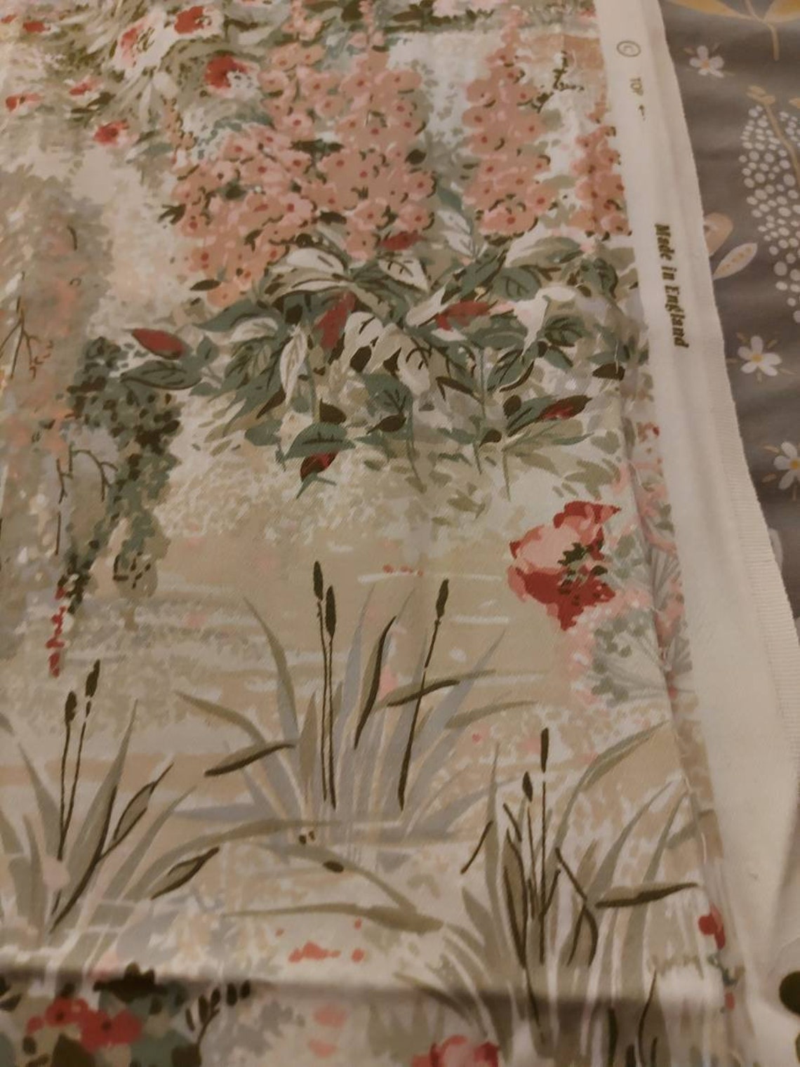 Vintage fabric Crowson fabrics Lark rise soft furnishings Etsy