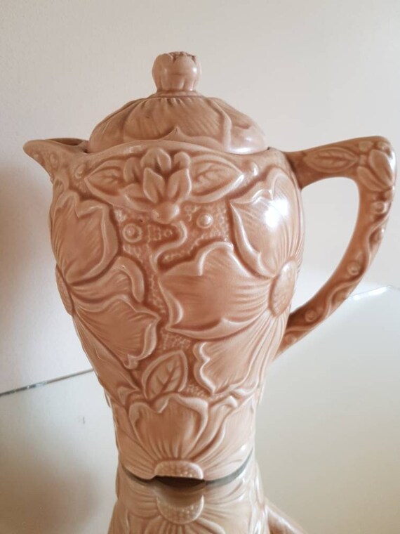 Kensington Sunflower coffee pot/teapot/stunning 1930s raised Etsy