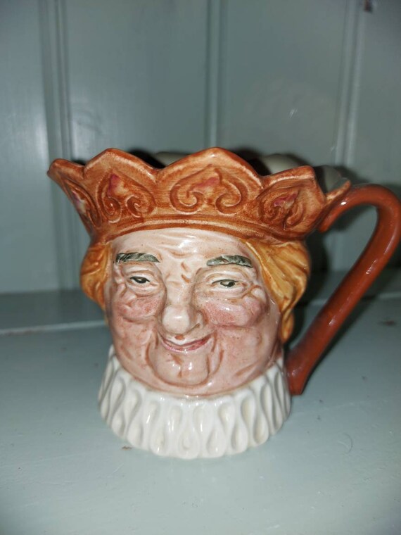 Royal Doulton Old King Cole Small Character Jug Collectable Etsy