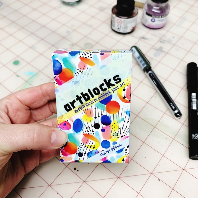 Artblocks Sketch Game Deck to Unblock Your Art Etsy