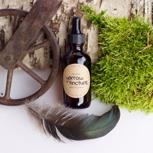 Yarrow Tincture 2oz. (achillea millefolium) | Yarrow Extract