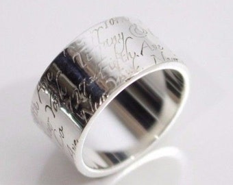 tiffany script ring