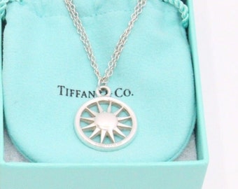 tiffany sun necklace