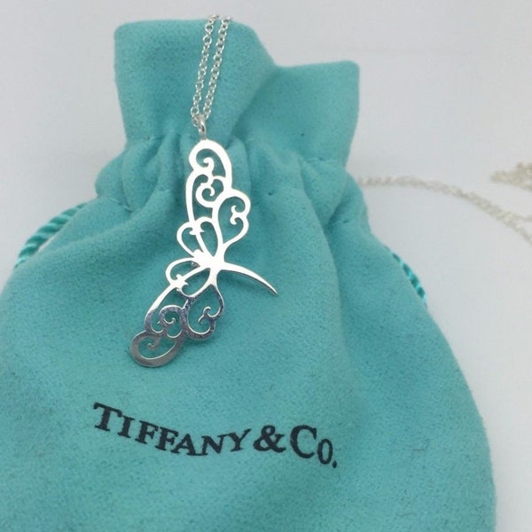 DO NOT PURCHASE Reserved for Ron  Amazing Tiffany & Co. Enchant Dragonfly Sterling Silver Pendant on a 16" Tiffany Chain