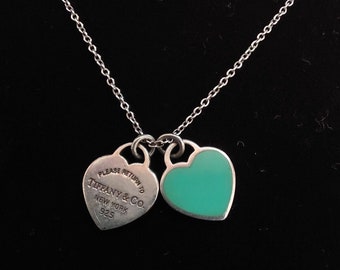 Tiffany Double Heart - Etsy