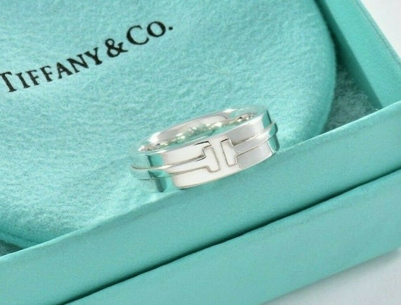 Tiffany t square ring in sterling silver Clearance