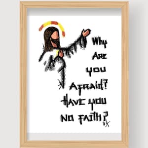 Image of Jesus DIGITAL DOWNLOAD, message of Jesus, art of Jesus, original art of Jesus, Bible passage